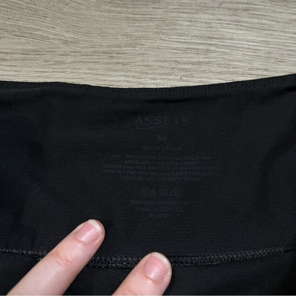 Spanx Assets Womens Black Full Length Shaping Leggings in Black Size Medium - Picture 3 of 7